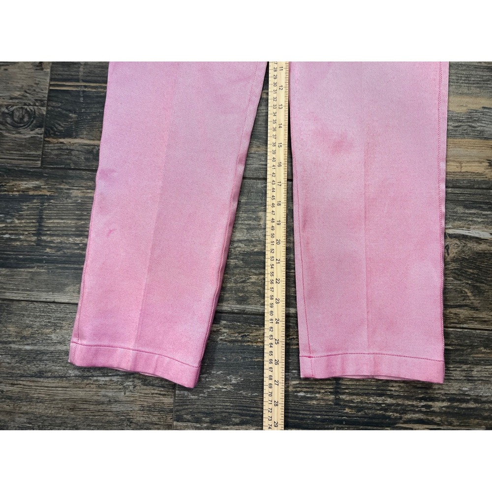 Pink Straight Leg Women's Pants - Classic Everyday Style - Picture 5 of 9
